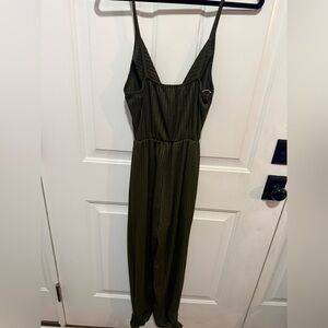 Rolla Coster Forest Green Textured jump suit